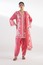 Stitched Embroidered Shirt + Bottom