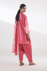Stitched Embroidered Shirt + Bottom