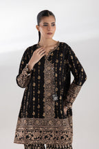 Stitched Embroidered Raw Silk Set