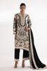 Stitched Embroidered Raw Silk Suit