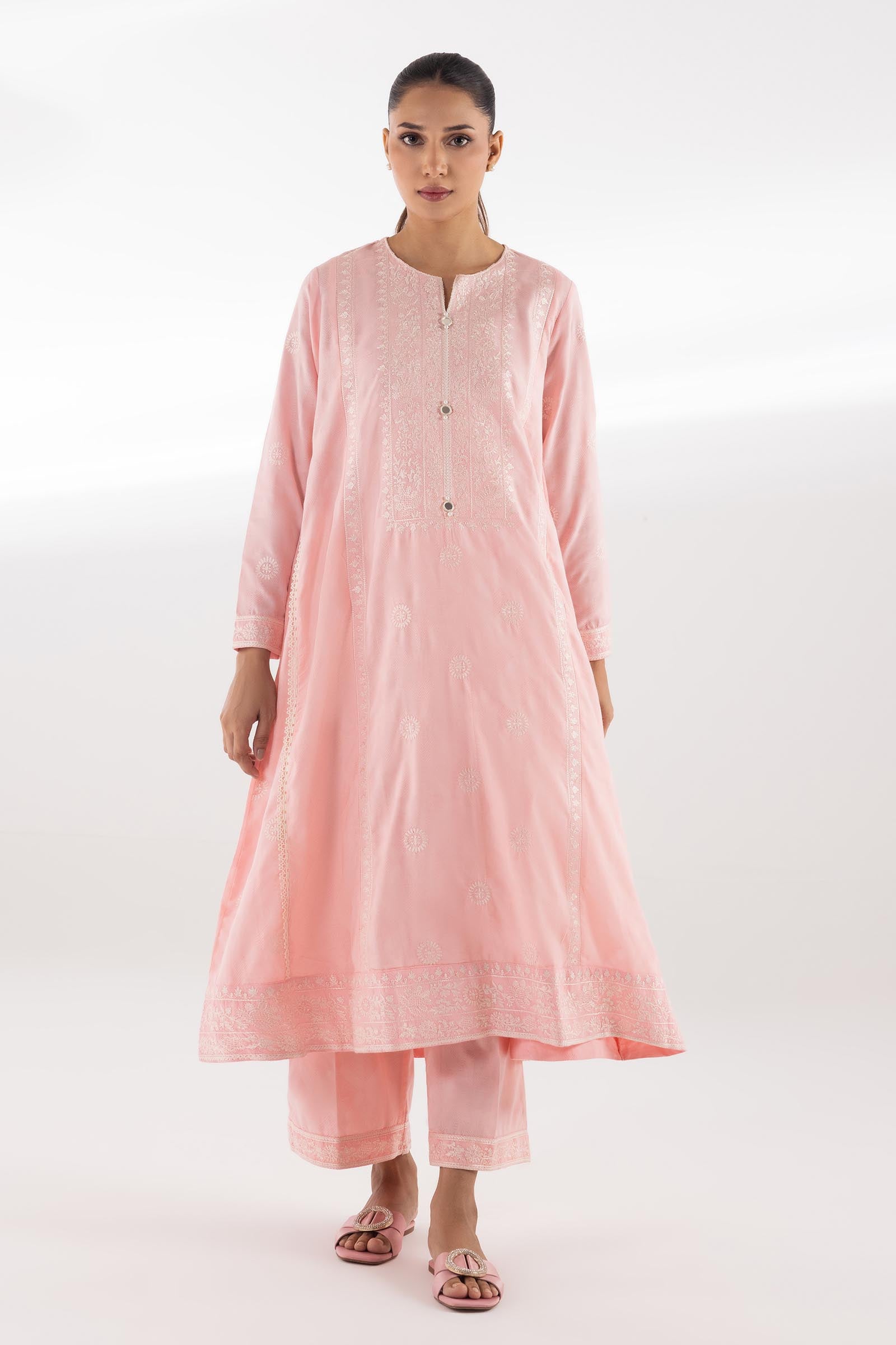 Stitched Jacquard Embroidered Shirt Main image