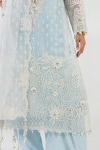 Stitched Embroidered Shirt + Bottom + Dupatta