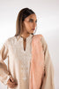 Stitched Embroidered Raw Silk Shirt + Culotte