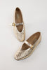 Gold Textured Mule