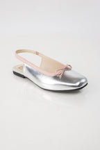 Metallic Silver Pump