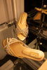 Gold Diamante Flats
