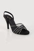Black Embellished Heel