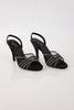 Black Embellished Heel