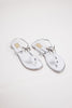 Silver Butterfly Slingback Flats