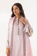 Stitched Satin Shirt + Bottom + Dupatta