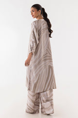 Stitched Satin Shirt