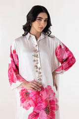 Stitched Poly Satin Shirt
