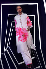 Stitched Poly Satin Shirt