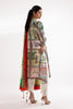 Stitched Printed Satin Shirt + Dupatta
