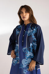 Stitched Printed Crepe Shirt