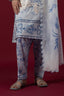 Stitched Printed Slub Skinny Shalwar