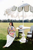 Stitched Embroidered Linen Shalwar