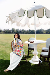 Stitched Embroidered Linen Shalwar