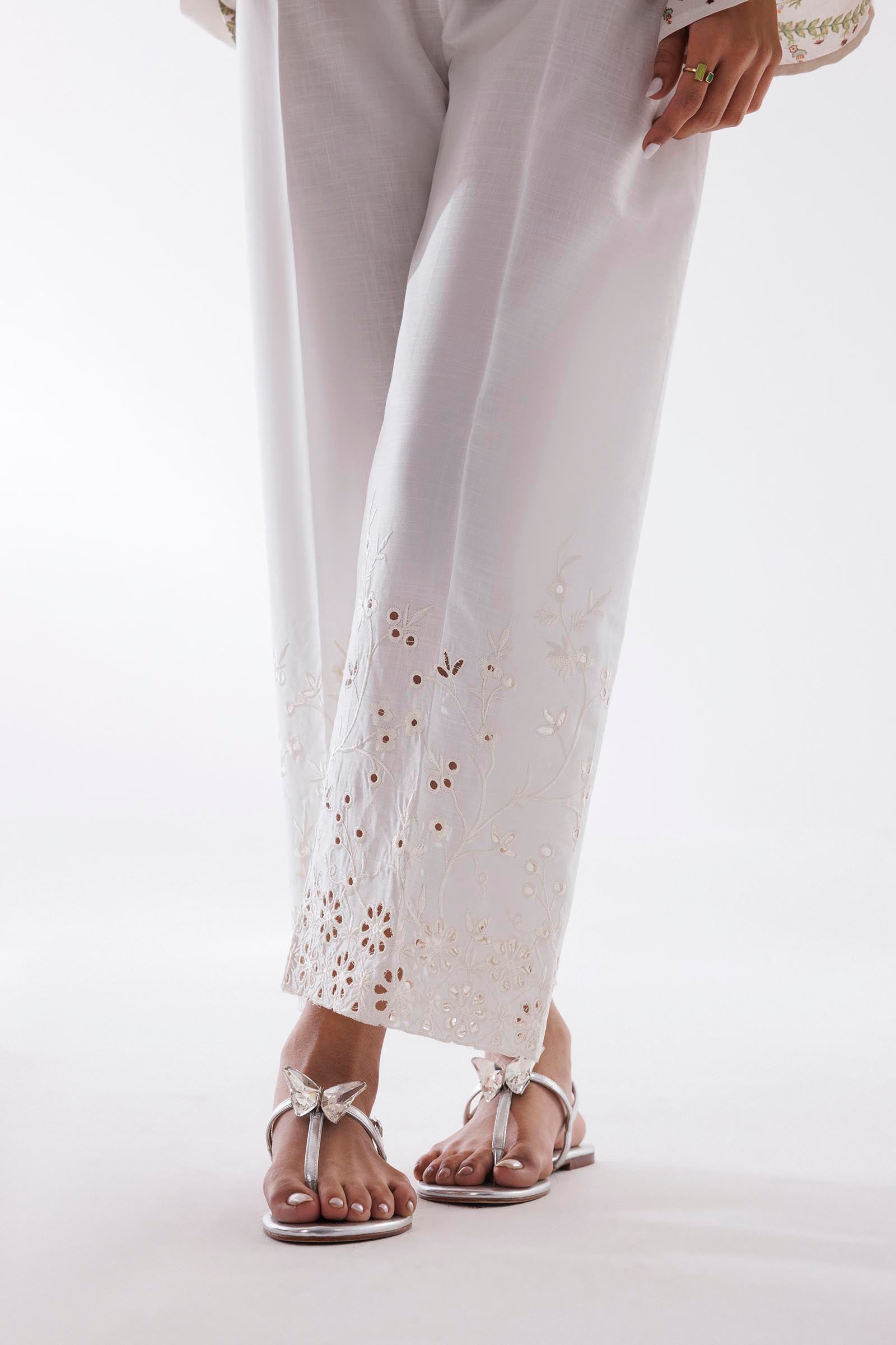 Stitched Embroidered Culotte Main image