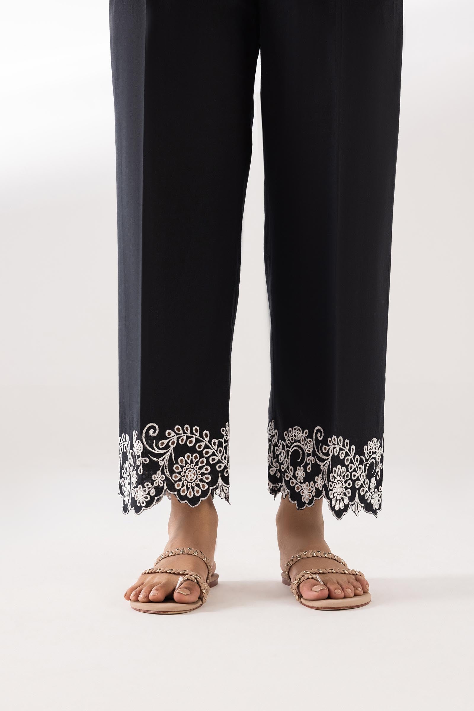 Stitched Embroidered Lawn Culotte Main image
