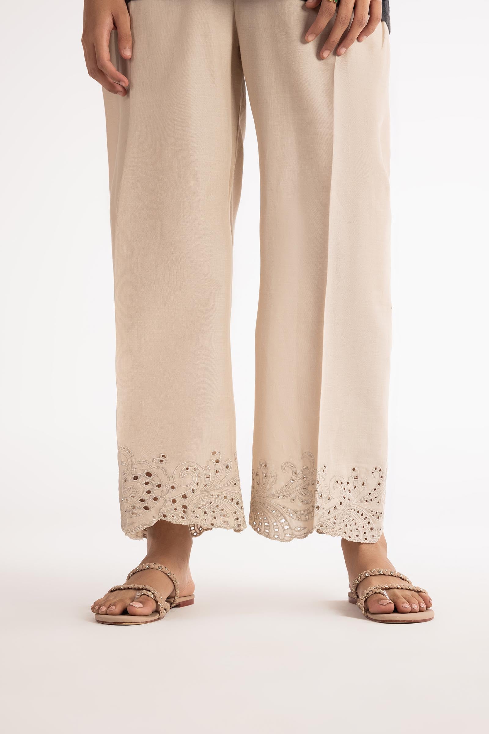 Stitched Embroidered Culotte Main image