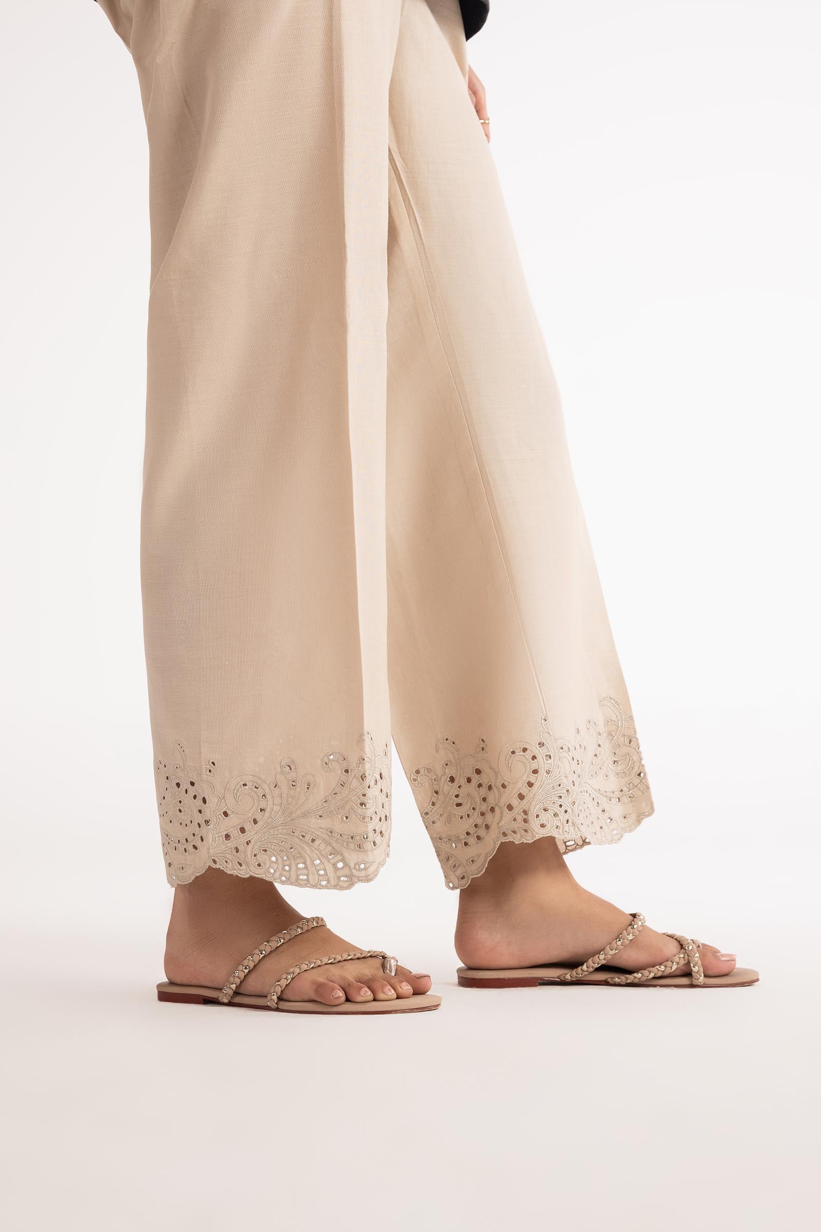 Stitched Embroidered Culotte Secondary image