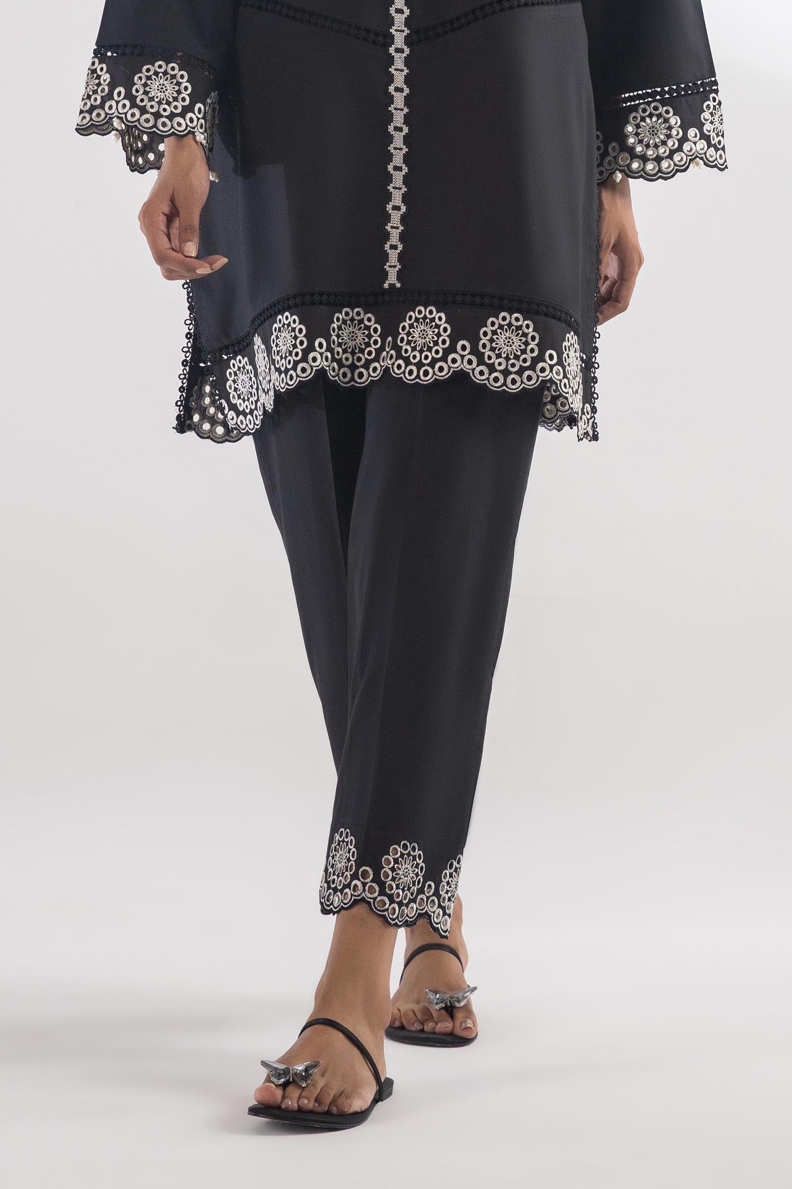 Stitched Embroidered Lawn Culotte Main image