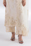 Stitched Embroidered Raw Silk Culotte