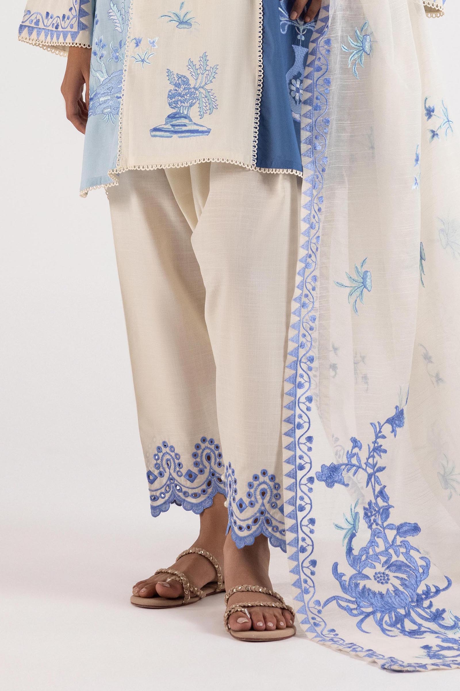 Stitched Lawn Shalwar Main image