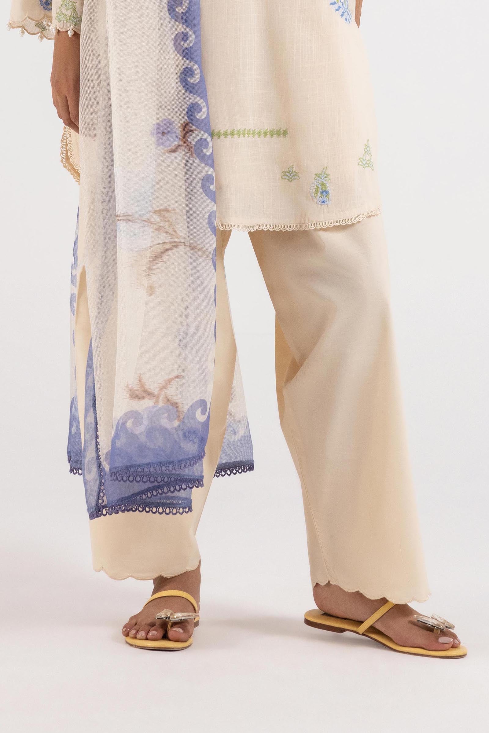 Stitched Dyed Lawn Shalwar Main image