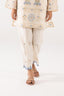 Stitched Raw Silk Embroidered Culotte