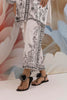 Stitched Jacquard Embroidered Culotte