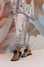 Stitched Jacquard Embroidered Culotte