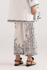 Stitched Jacquard Embroidered Culotte