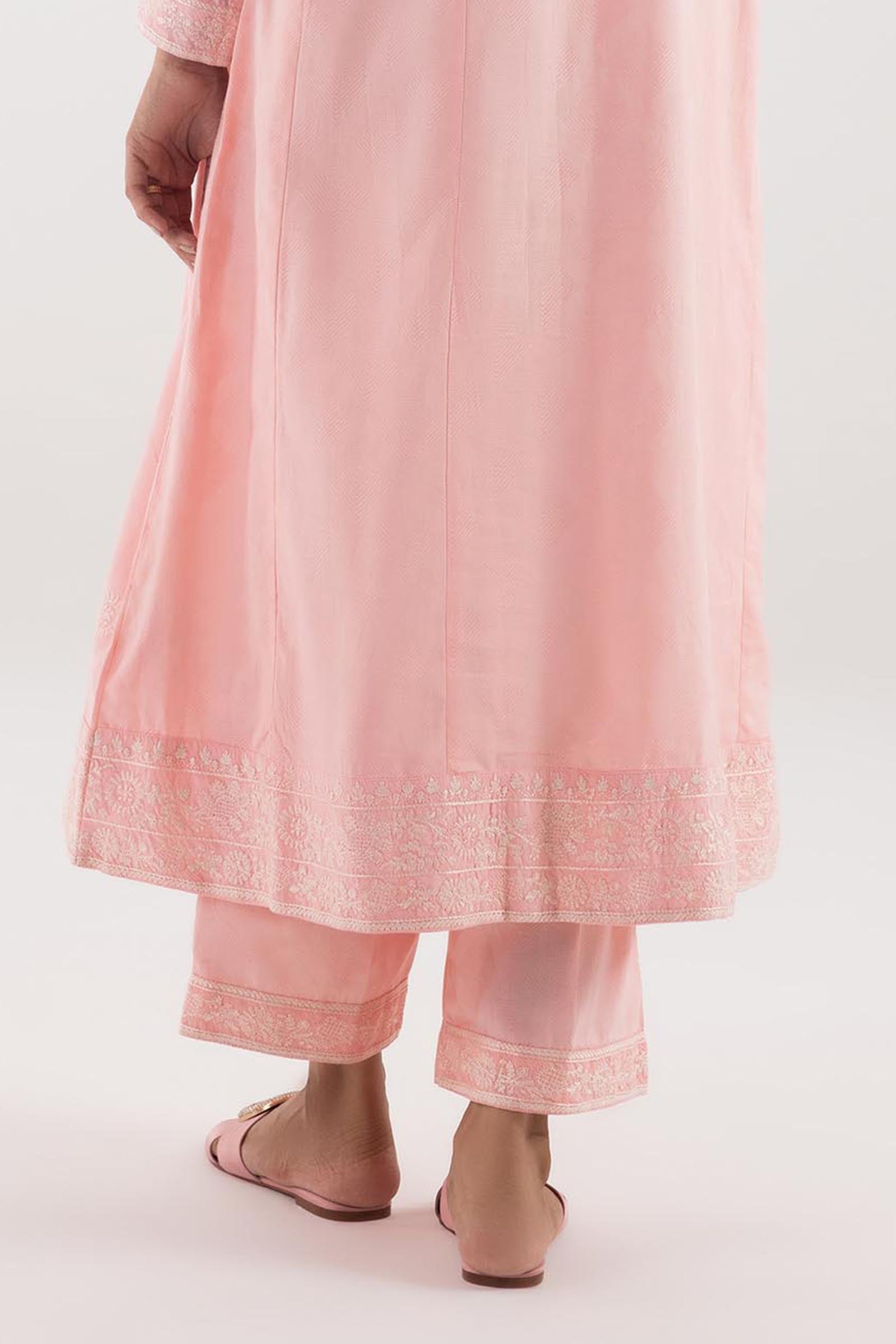 Stitched Jacquard Embroidered Culotte Secondary image