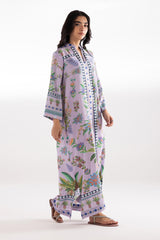 Stitched Printed Lawn West Shirt