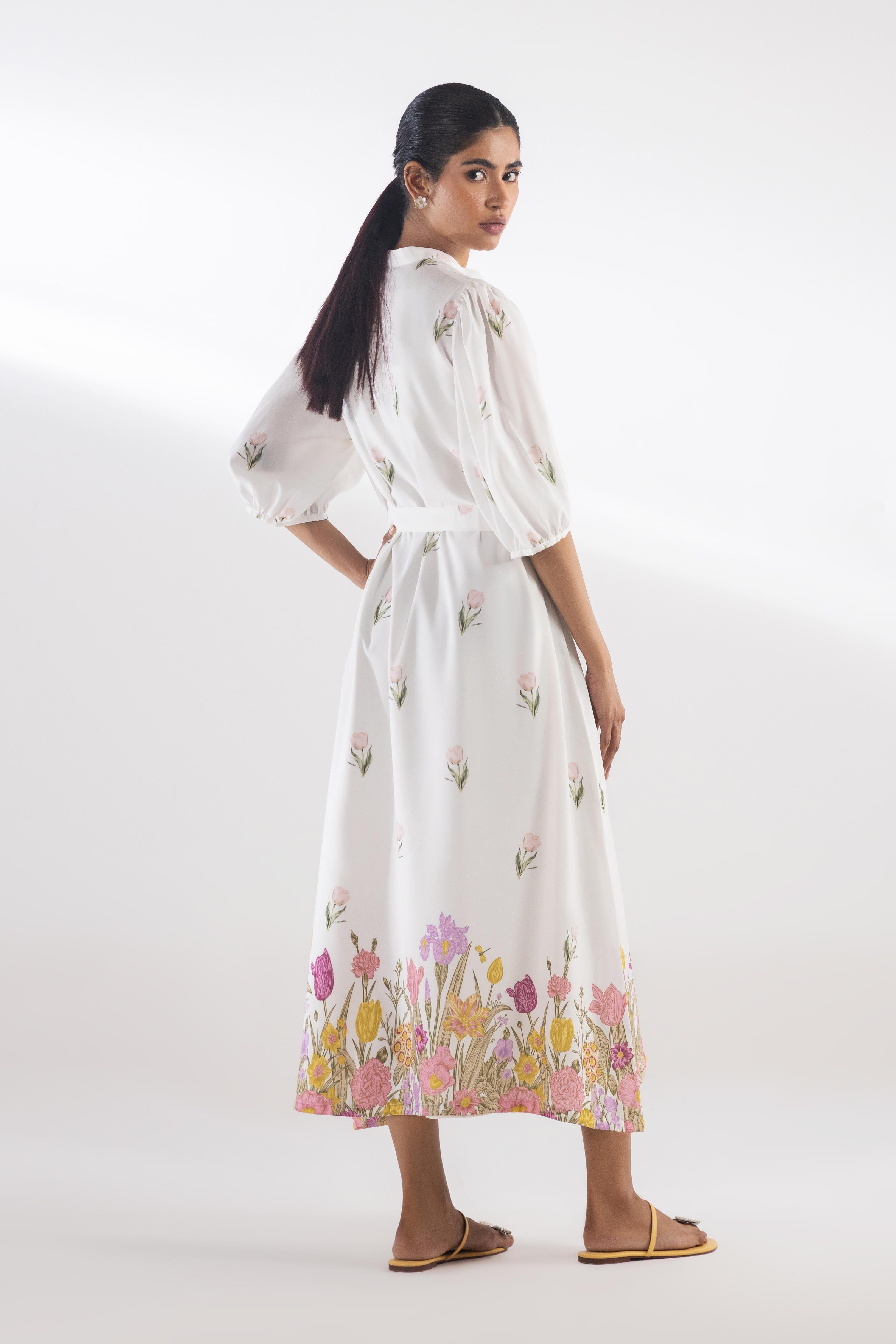 Stitched Printed Dress Secondary image