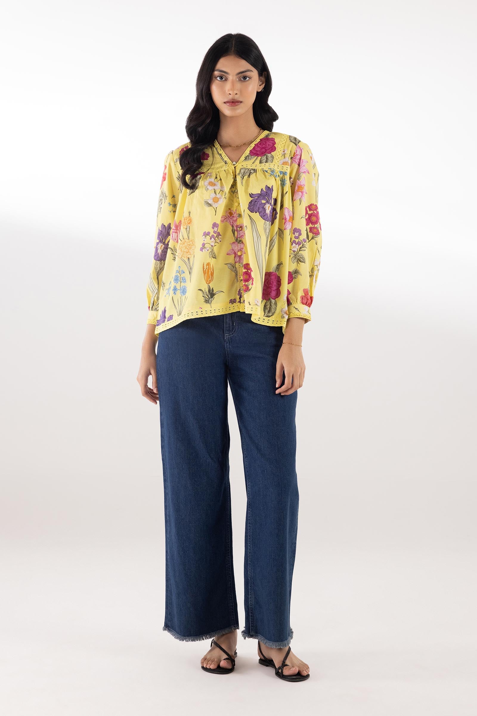 Stitched Lawn Printed Shirt