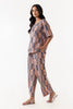 Stitched Multi Printed Cord Set