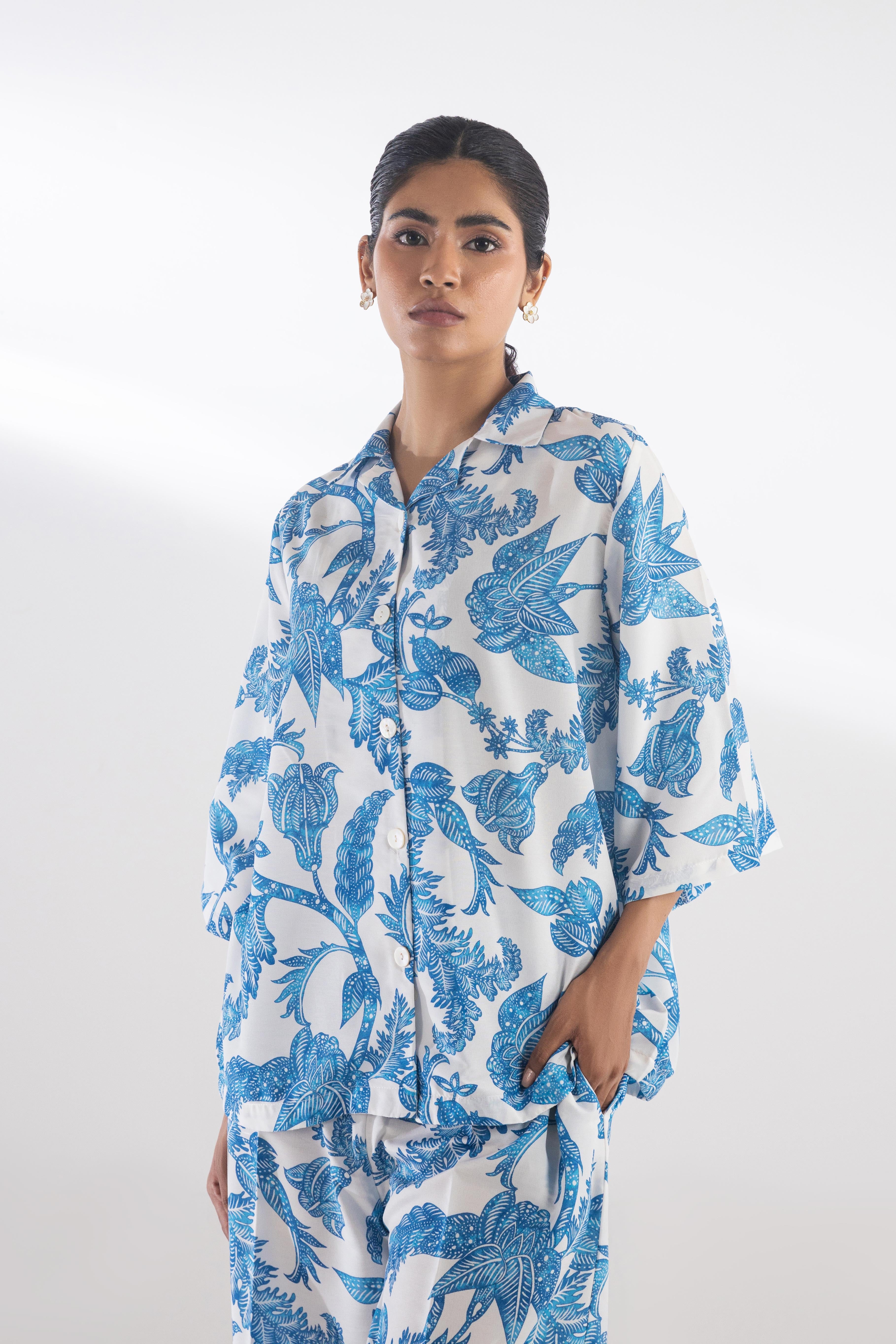 Stitched Printed Coord Set Secondary image