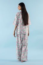 Stitched Floral Cambric Co-ord