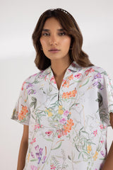 Stitched Printed Shirt + Skirt