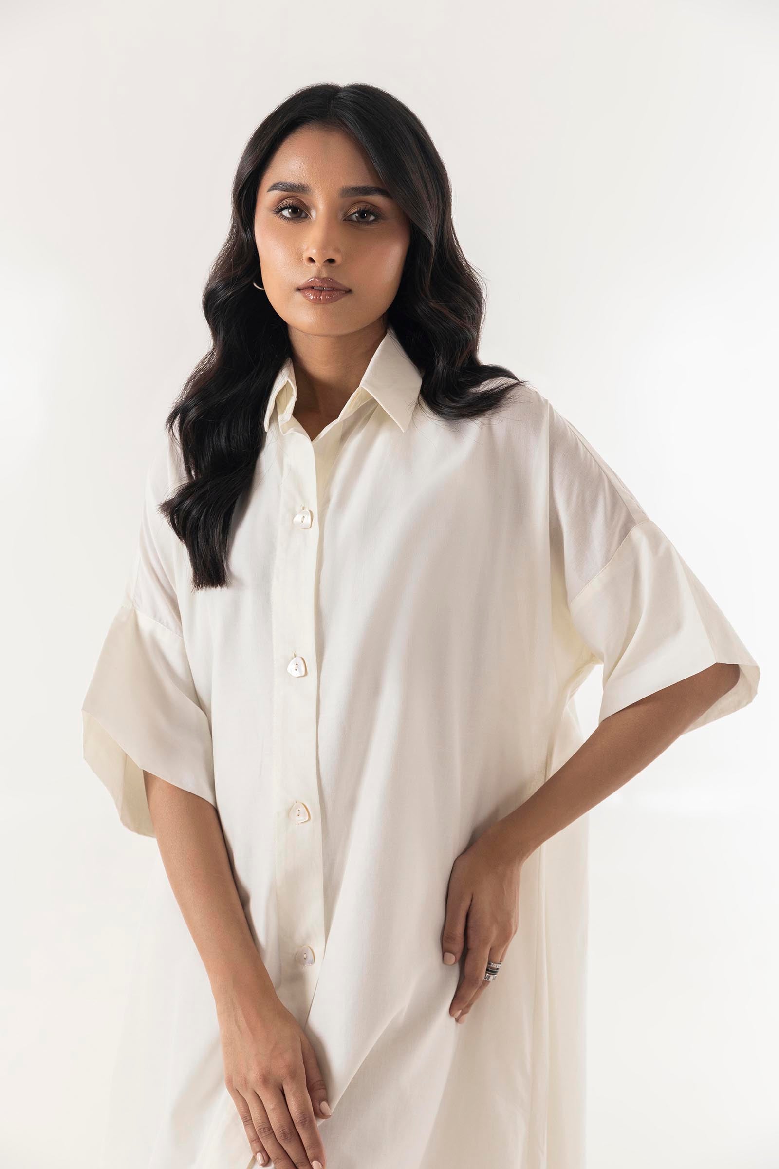 Stitched Embroidered Dress Secondary image