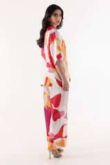 Stitched Multi Printed Cord Set