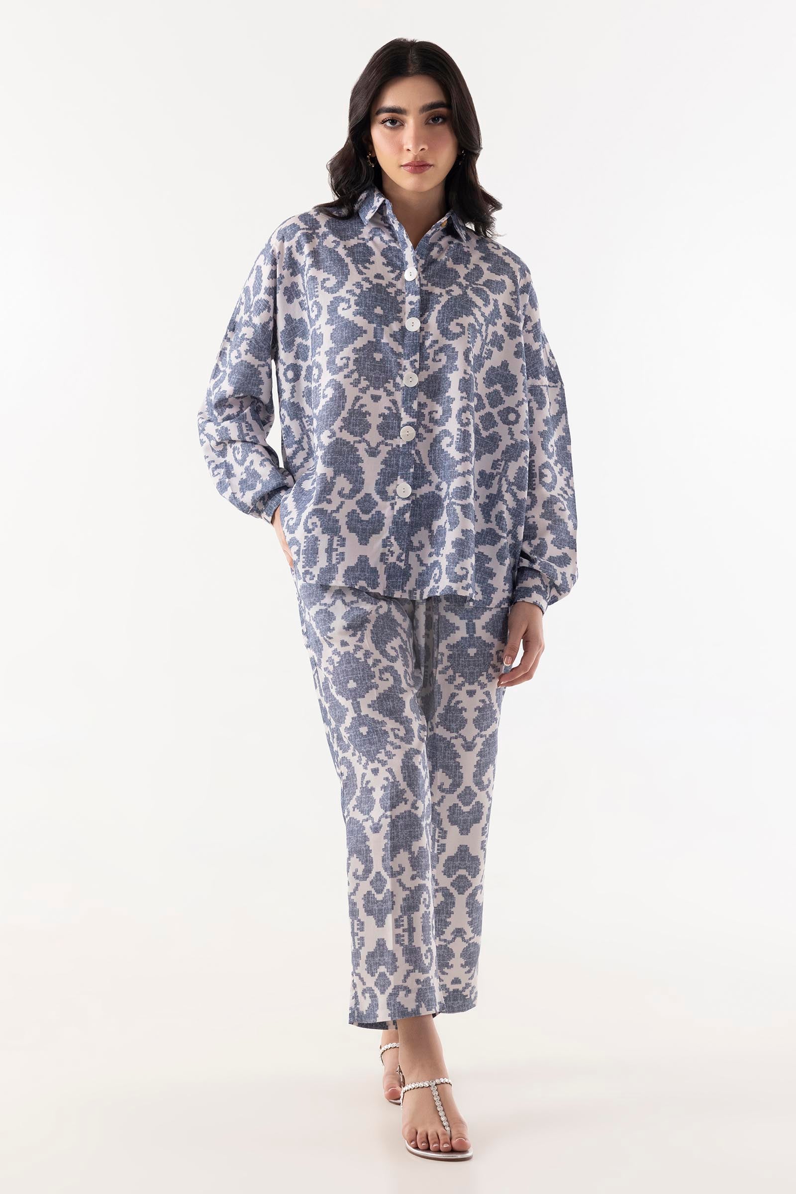 Stitched Printed Cord Set