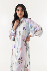 Stitched Jacquard Dress