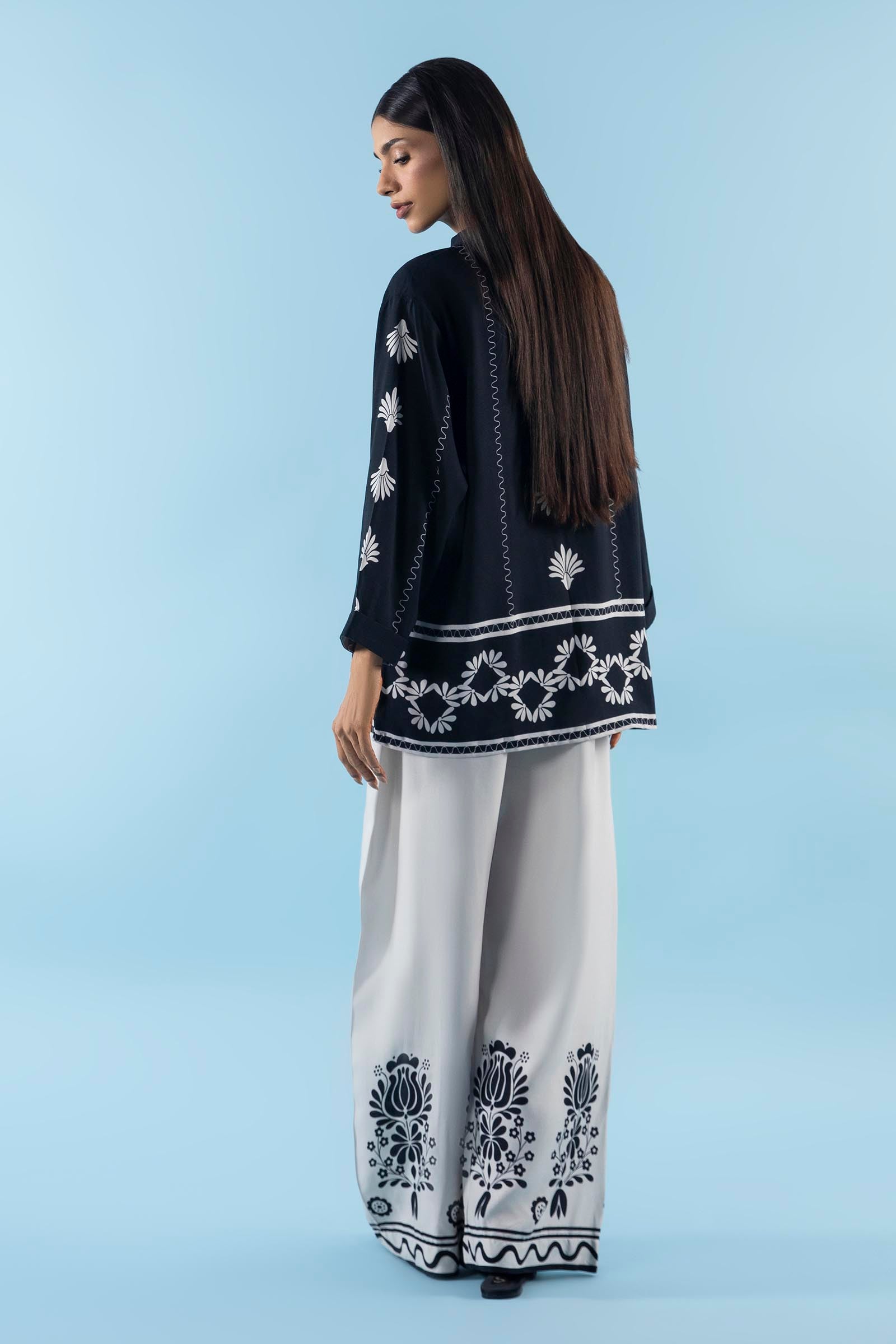Stitched Linen Shirt + Culotte Secondary image