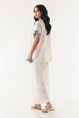 Stitched Embroidered Fusion Shirt