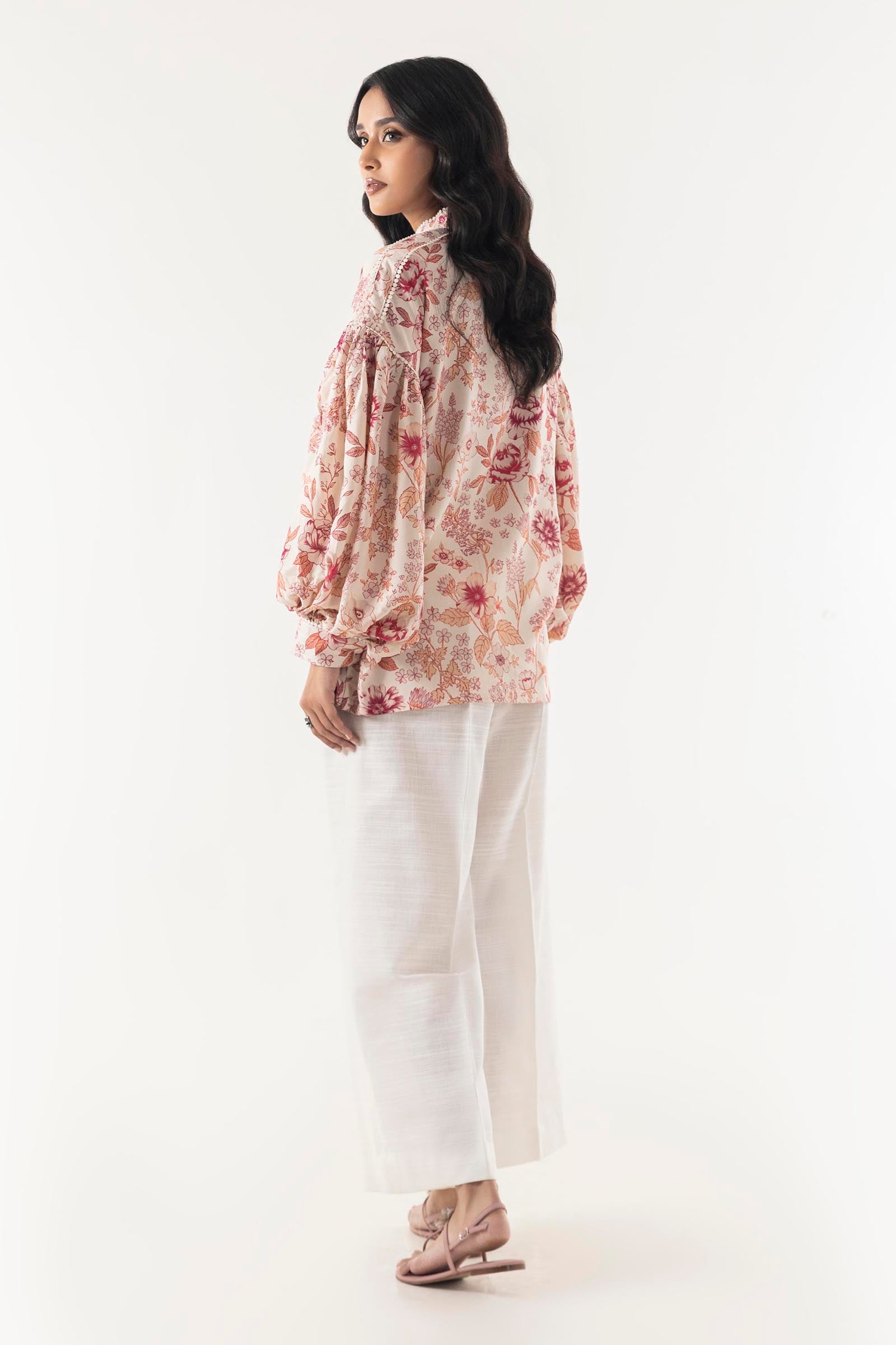Stitched Printed Floral Shirt Secondary image