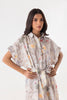 Stitched Floral Printed Dress